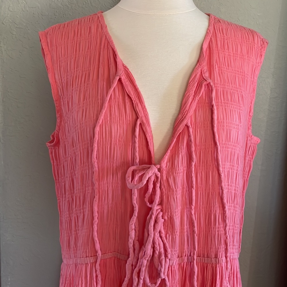 Little Tienda Sustainable Cotton Pink Dress